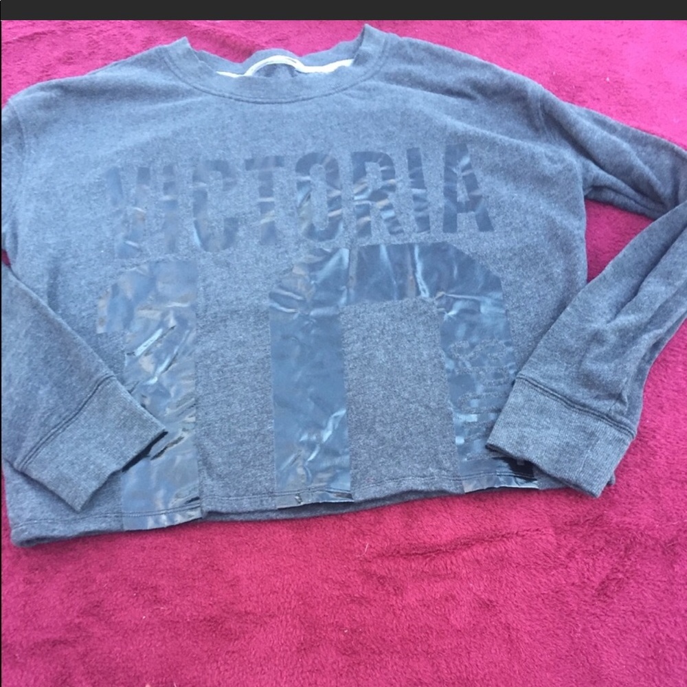 Victoria secret crop sweatshirt